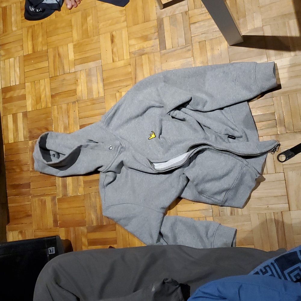 Lyle and Scott light grey hoodie